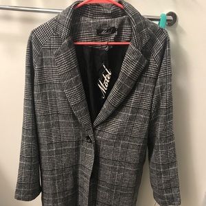 Checker print jacket from Motel. NWT!